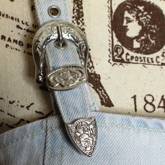 Topshop Denim Country Crop Top NWT Size 8 - Picture 3 of 4